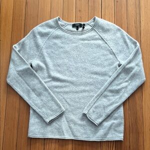Theory 100% cashmere grey sweater